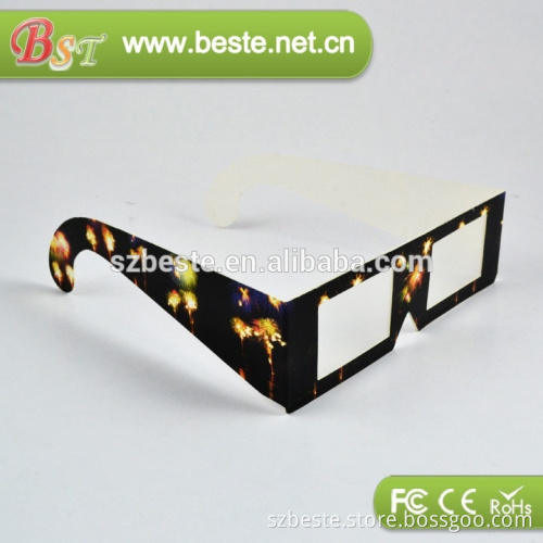 Interesting! paper cardboard christmas rainbow glasses